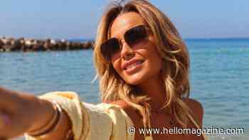 Amanda Holden sizzles in ab-baring string bikini for loved-up holiday with rarely-seen husband Chris