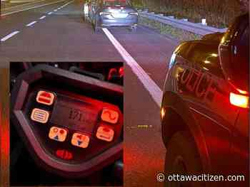 G2 driver stopped for stunt driving on Queensway after travelling 171 km/h in his mom's car