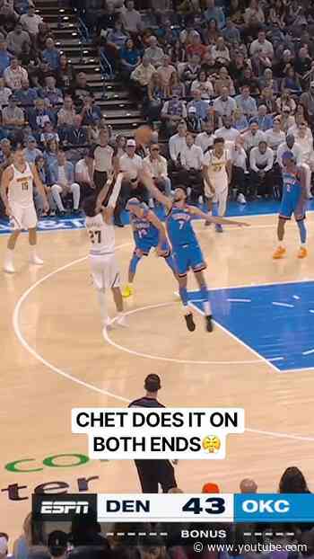 Chet Holmgren Goes From BLOCK To BUCKET In Seconds 😤