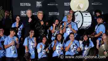 Billy Idol and Rock Hall Bring Music Education to California School