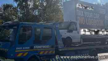 Car tax services van's ironic bungle as council launches hunt for owner