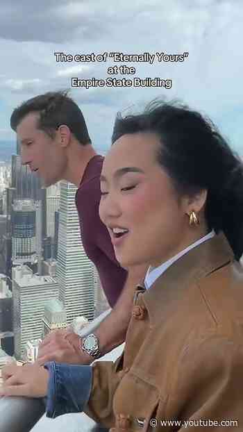 Where did the Eternally Yours cast visit in NYC?