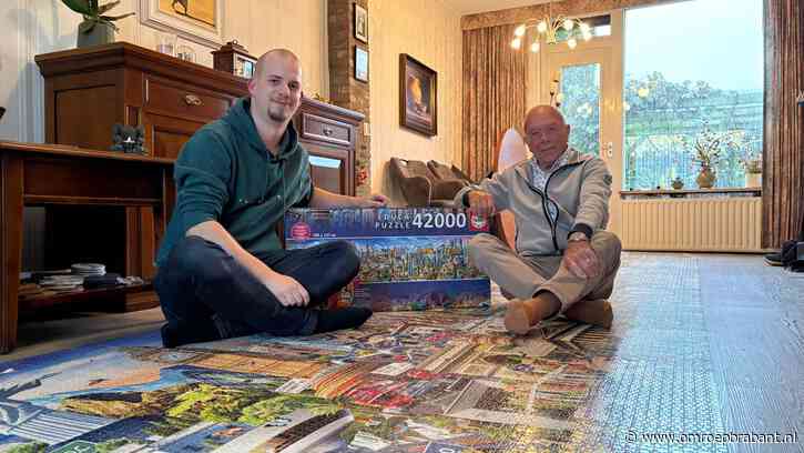 Frans en Koen voltooien een megapuzzel van 42000 stukjes: 'Wat een ding'