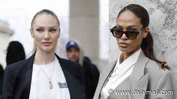 Victoria's Secret supermodels Candice Swanepoel and Joan Smalls spark feud rumors as deleted 'backstabber' comment goes viral
