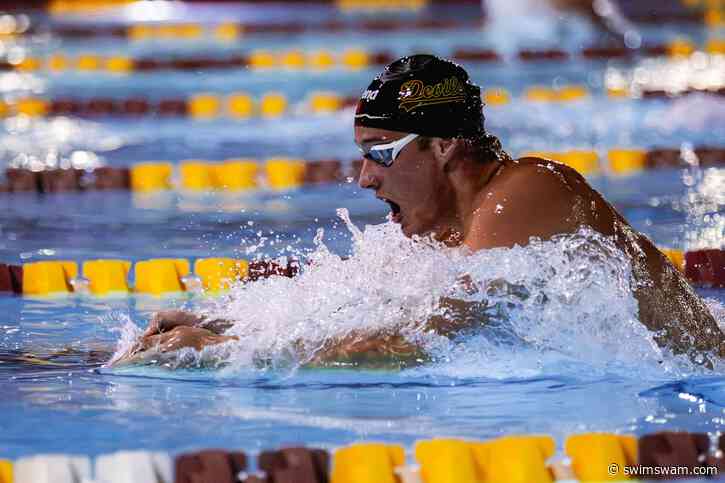 arena Swim of the Week: ASU Freshman Oliver Munn Narrowly Misses Swedish Record With 57.54 100 Breast (SCM)