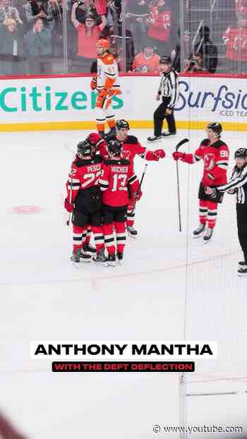 Anthony’s first in our red sweater! #shorts #njdevils #nhl