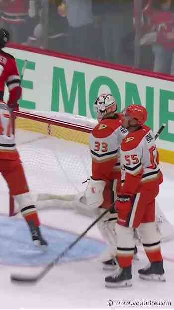 Nico Hischier with a Short Goal vs. Anaheim Ducks