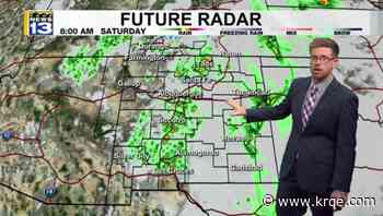 Storms continue for Friday, heavy rainfall this weekend for parts of New Mexico