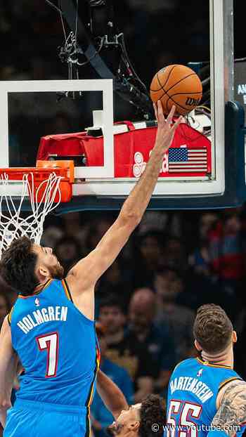 Locked in 🔒 12 steals and 9 blocks for the squad last night ⚡️ #okcthunder
