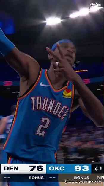 Showed out at home 👌 #okcthunder #nba