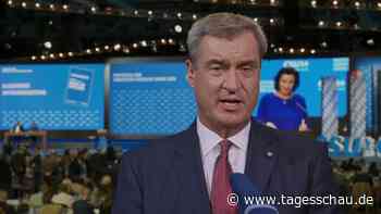 CSU-Chef Söder spricht von "Herausforderung für die Demokratie"