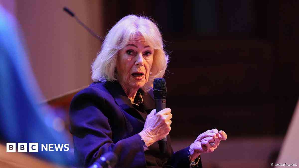 Queen joins survivors at domestic violence summit