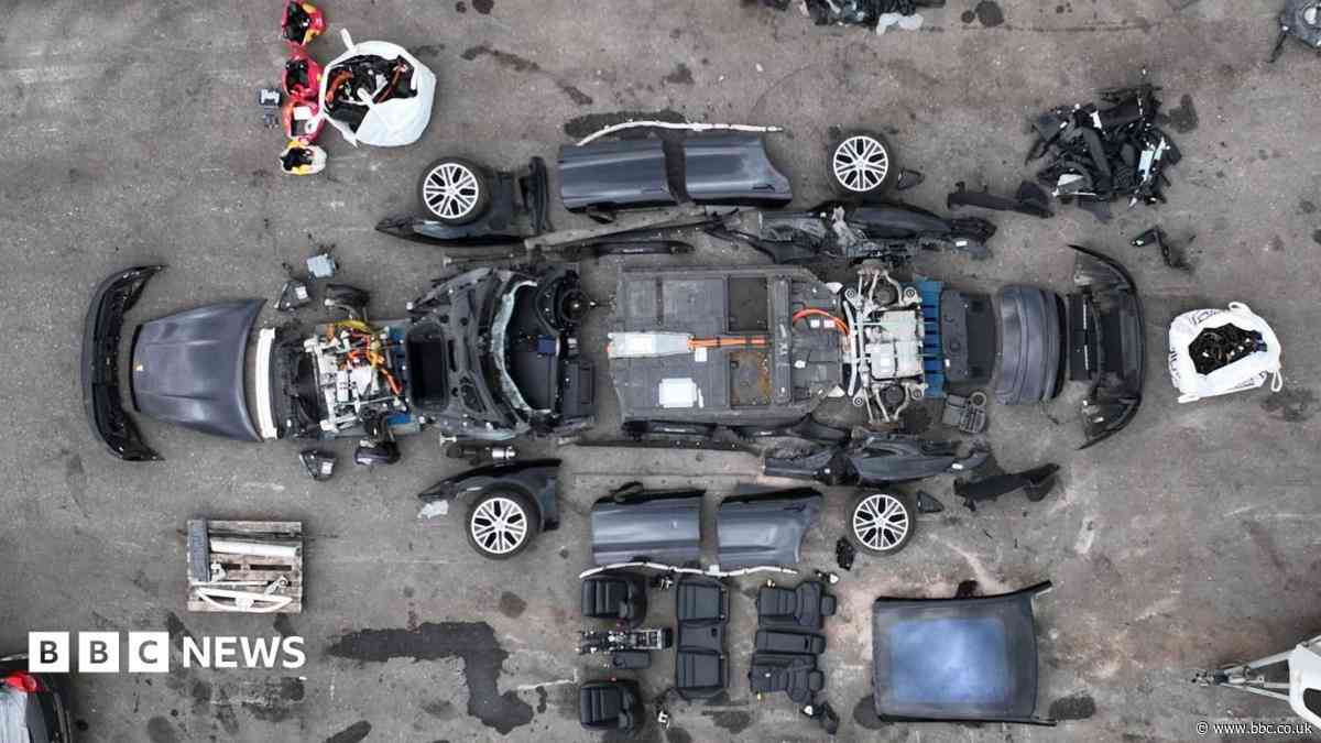 Man jailed after 'chop shop' found on farmland