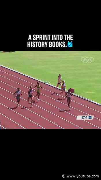Throwback to the first-ever women’s 200m final in Youth Olympic history. ✨ #Singapore2010