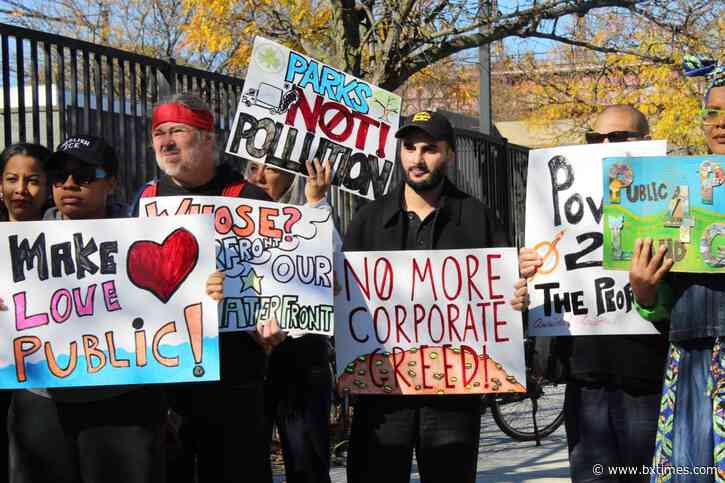 South Bronx residents call for clean energy hub to replace former NY Post printing plant