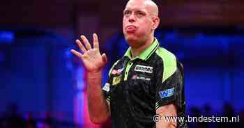 Volgende klap voor worstelende Michael van Gerwen tegen landgenoot op EK darts: ‘Krijg continu deksel op mijn neus’