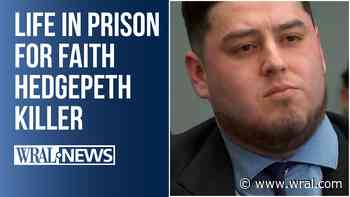 Guilty: Faith Hedgepeth's killer sentenced to life in prison without parole