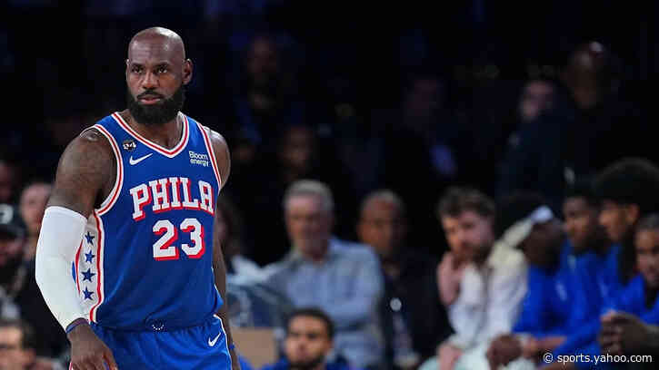 Sixers list James and Wade as questionable for 1st leg of back-to-back
