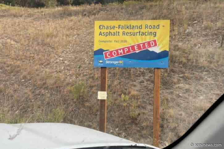 Rural Shuswap residents frustrated with ‘slapstick downgrade’ leaving road covered in loose rock