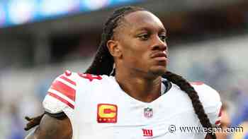 Giants' top tackler Edmunds (chest) done for year, source says