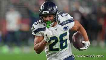 Seahawks' Charbonnet not ready, won't play vs. Chiefs