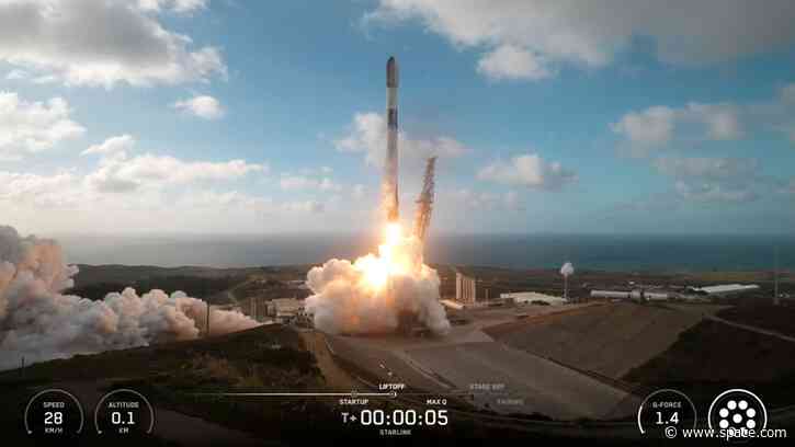 SpaceX launches Starlink satellites from California as Falcon 9 cadence slows (photos)