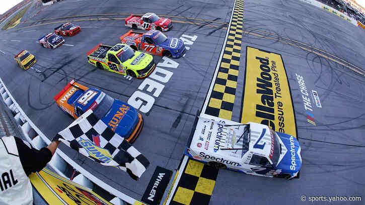 Sammy Smith captures first Truck Series victory as Honeycutt inches closer to championship
