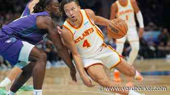 Hot-shooting Hawks set franchise mark with 47-point rout of Hornets