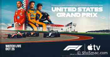 Formula 1 gets Dolby Atmos support on Apple TV in the U.S. starting today