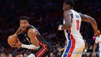 Pistons jump out to big lead, hand Heat second straight loss