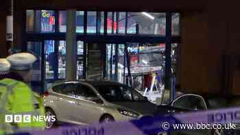 Man dies after car crashes into Lidl supermarket