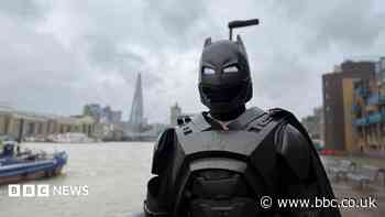 Who is London's mystery Batman doing good deeds?