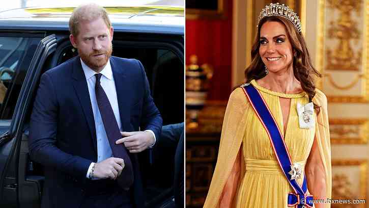 Fox News Entertainment newsletter: Harry risks 'lobbing a grenade' at William; Kate brings back Diana's tiara