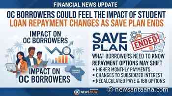 OC borrowers could feel the impact of student loan repayment changes as SAVE Plan ends
