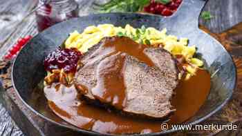 Sauerbraten mit Rotwein und Preiselbeeren: der Klassiker für besondere Anlässe