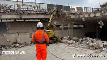Photos reveal progress of 1960s car park demolition