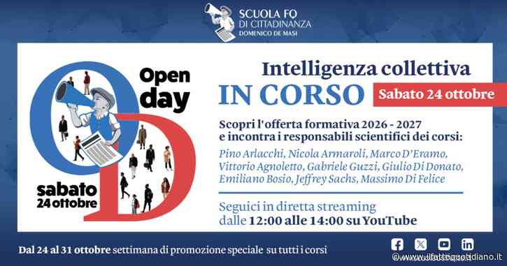 Intelligenza collettiva in corso. L’open day della Scuola di cittadinanza del Fatto