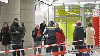 Frau nach Messerangriff an Münchner Bahnhof schwer verletzt – Bilder zeigen Großeinsatz der Polizei