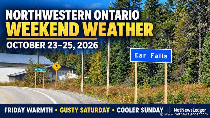 Northwestern Ontario Weather: Friday Warmth Gives Way to Gusty Winds and a Sunday Cooldown