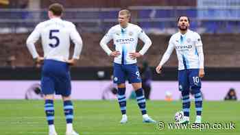 Man City lose 100% PL record with defeat at Villa