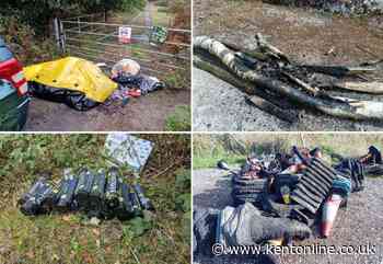 Kent beauty spots plagued by vandals, fly-tippers and rogue campers