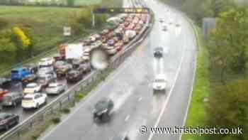 M5 crash at Bristol brings queueing traffic as lane closed - updates