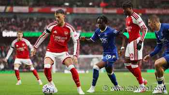 Arsenal vs Everton: Premier League champions enjoy PERFECT start at the Emirates as new signing finds the net - with Gunners looking to close the gap on defeated Man City