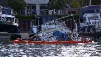 Einsatz der Feuerwehr: Yacht in der Marina Rünthe gesunken – Person aus Wasser gerettet