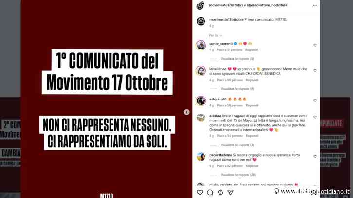 Milano, il presunto organizzatore della pagina Movimento 17 ottobre indagato per istigazione a delinquere aggravata