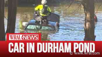 Crews pull car from Durham pond near Streets at Southpoint, no one inside