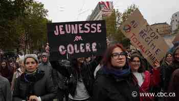 Thousands march in France Saturday as protests continue over schools and living costs