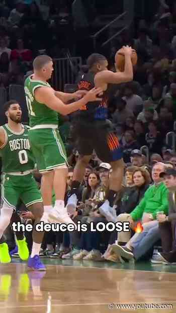 DEUCE IS TOO COLD 🥶 #nyknicks #nba #basketball #nbahighlights #karlanthonytowns