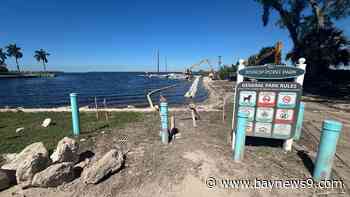 Manatee County builds their first living shoreline at Bishop Point Park