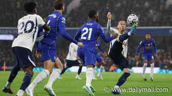 Chelsea vs Spurs: Cole Palmer denied by smart save in dreadful conditions as Blues are without key man Joao Pedro